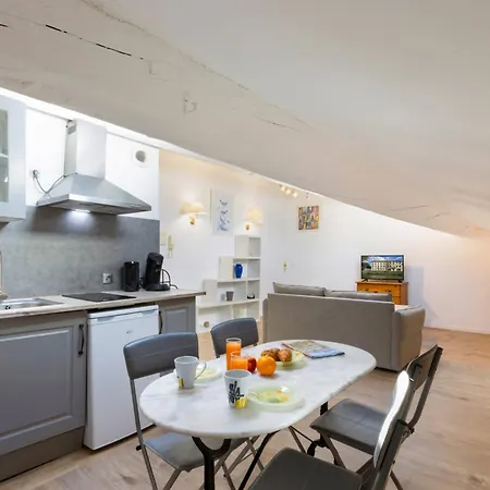 T2 Cosy Sous Combles Proche Canal Du Midi & Cite 公寓 *